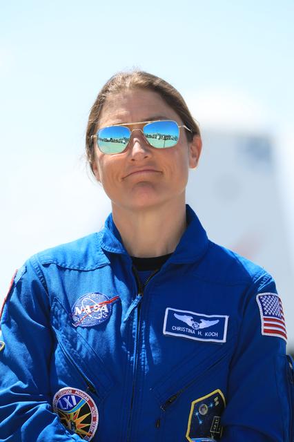 NASA image: Artemis II Launch Crew Arrival at KSC