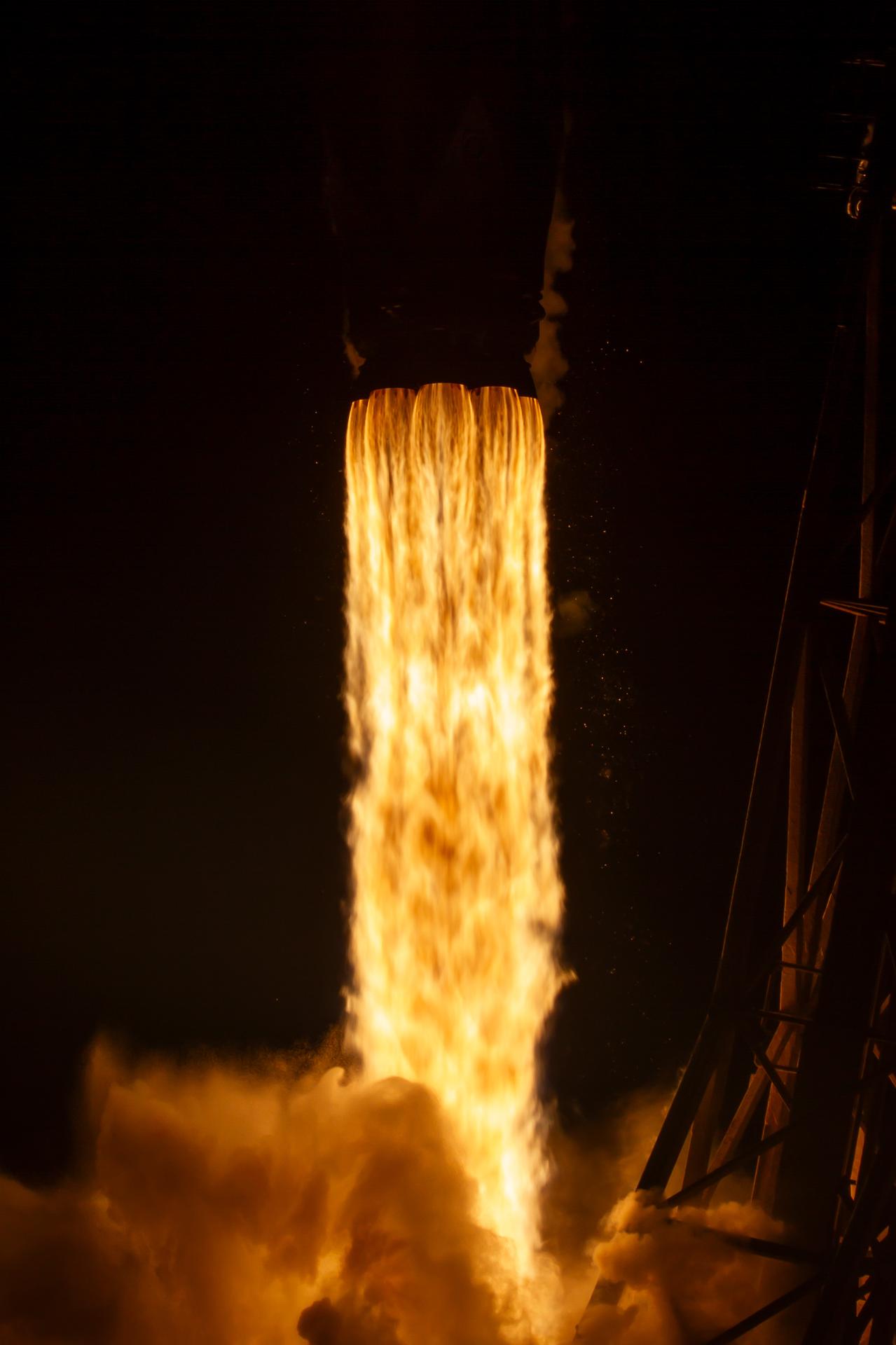 A SpaceX Falcon 9 rocket carrying several NASA small satellites and instruments lifts off from Space Launch Complex 4 East at Vandenberg Space Force Base in California on Monday, March 30, 2026, as part of the company’s Transporter-16 mission. The demonstrations will test thermal protection systems, advance in-space communications, deepen our understanding of Earth's atmosphere, and more to foster capabilities for NASA’s exploration and research goals.