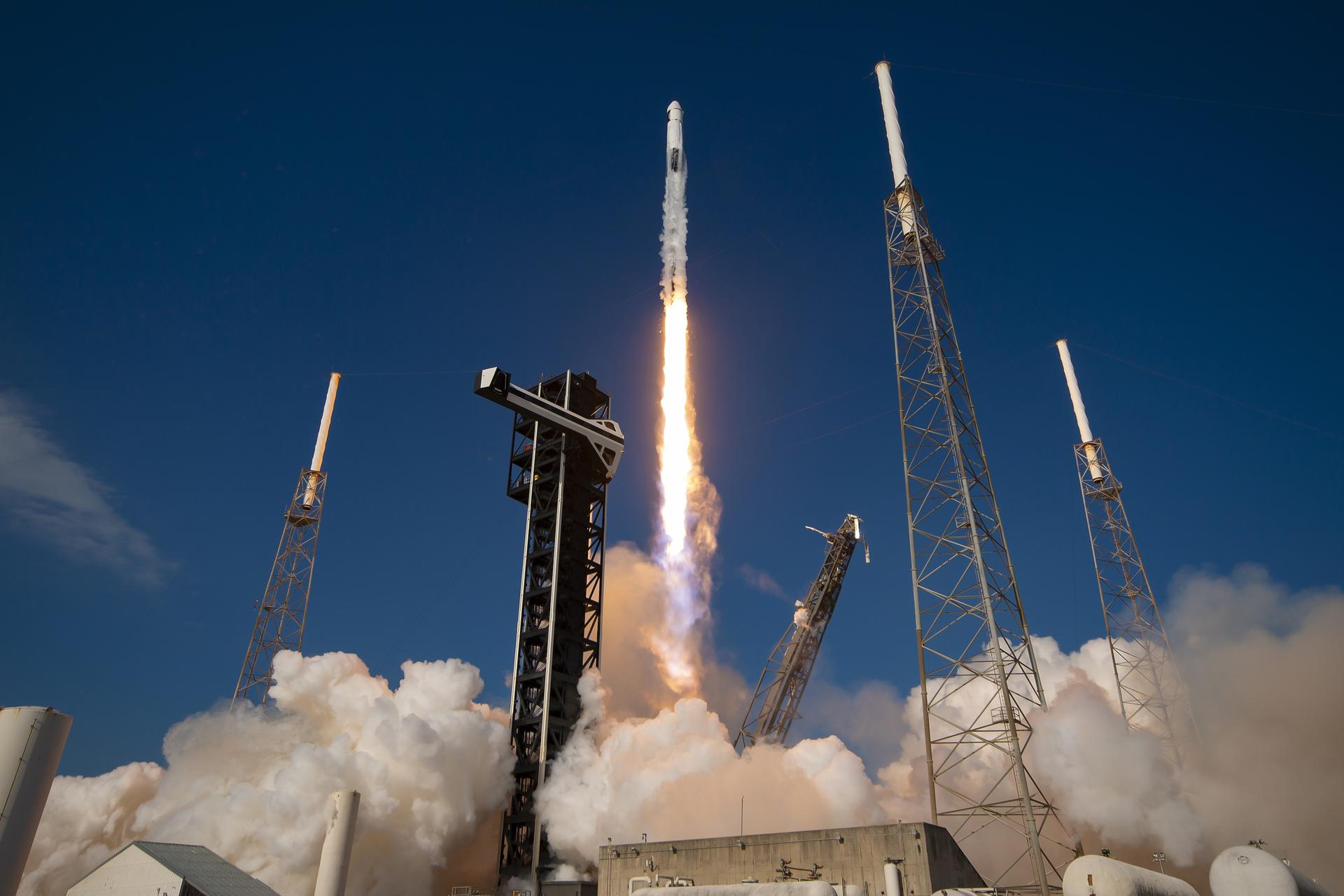 A SpaceX Falcon 9 rocket, with the company’s Dragon spacecraft atop, launched on Friday, May 15, 2026, from Space Launch Complex 40 at Cape Canaveral Space Force Station in Florida as part of the company’s 34th commercial resupply services mission to the International Space Station for NASA. Dragon delivered about 6,500 pounds of science investigations, supplies, and equipment to the International Space Station.  