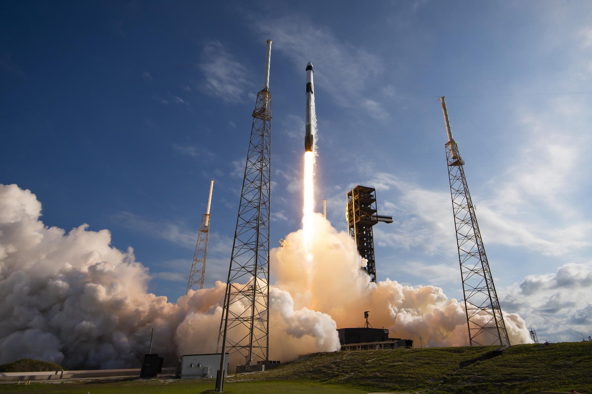 A SpaceX Falcon 9 rocket, with the company’s Dragon spacecraft atop, launched on Friday, May 15, 2026, from Space Launch Complex 40 at Cape Canaveral Space Force Station in Florida as part of the company’s 34th commercial resupply services mission to the International Space Station for NASA. Dragon delivered about 6,500 pounds of science investigations, supplies, and equipment to the International Space Station.  