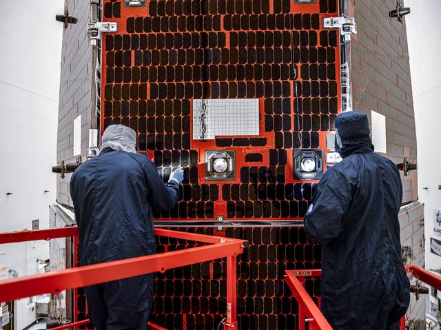 Roman Space Telescope Solar Array Cleaning