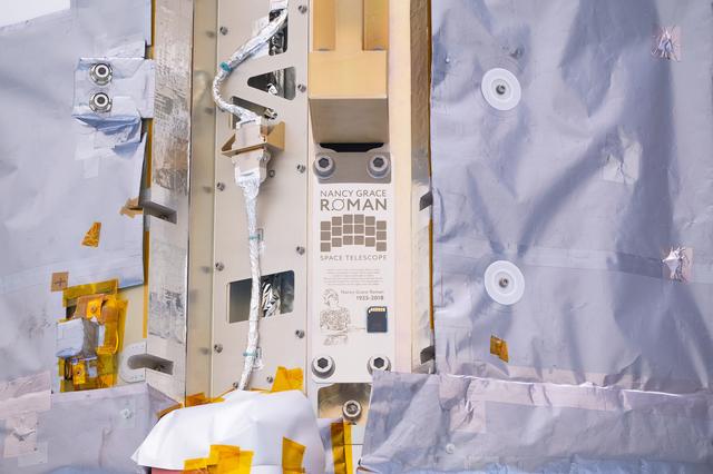 Roman Space Telescope Plaque Install