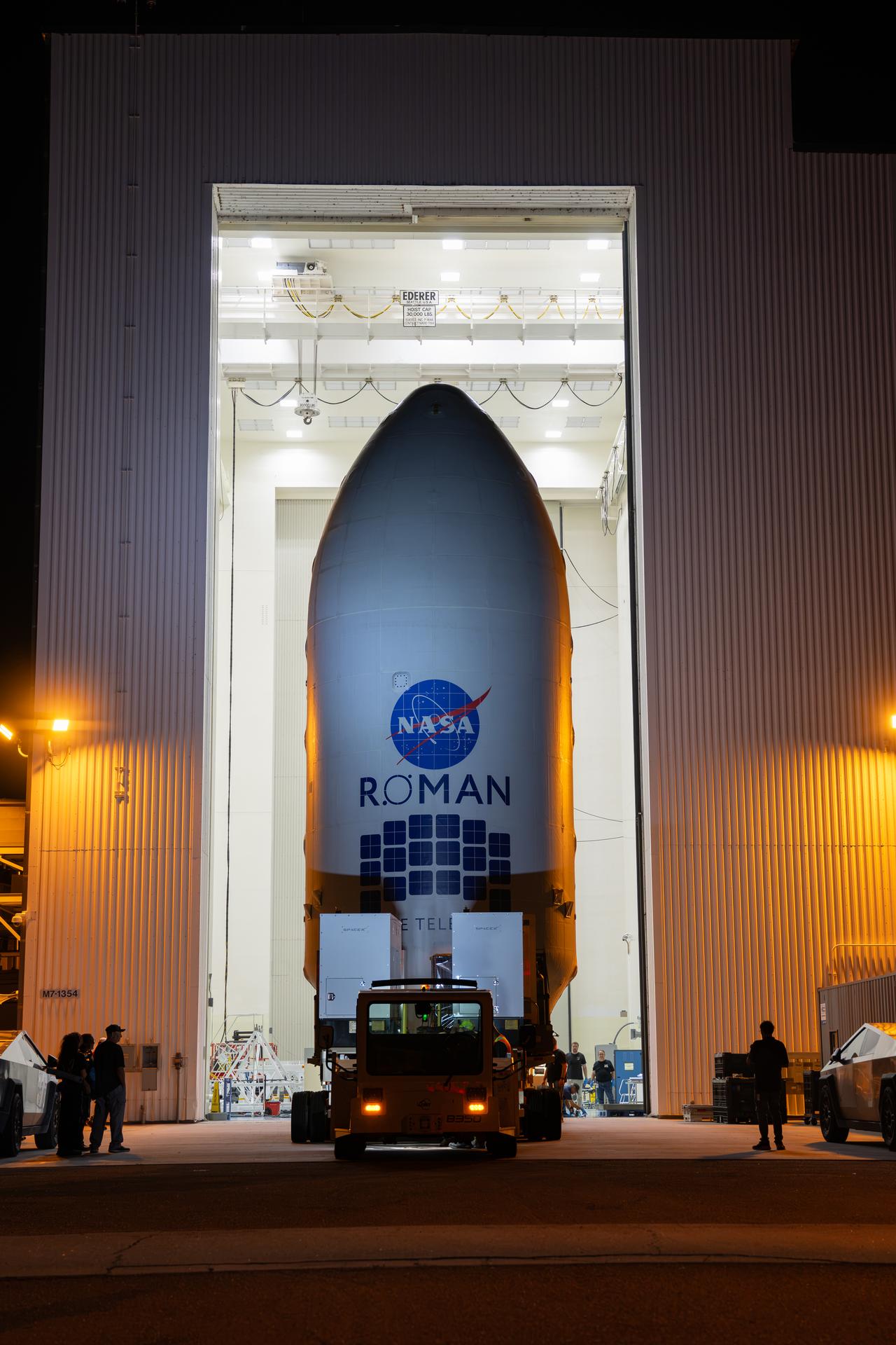Roman Space Telescope Transport from PHSF to LC 39A
