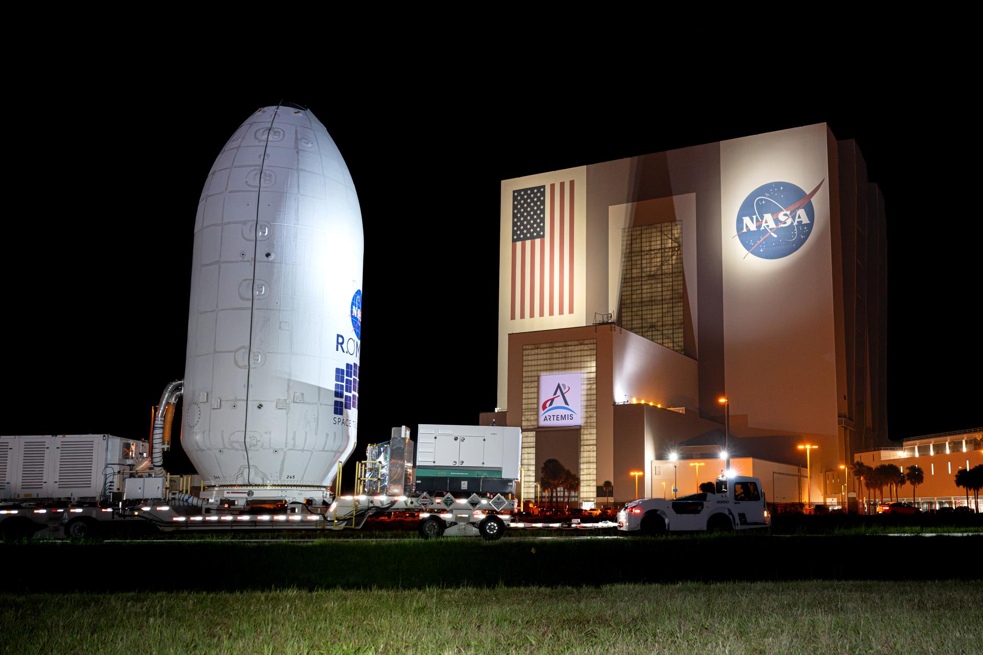 Roman Space Telescope Transport from PHSF to LC 39A