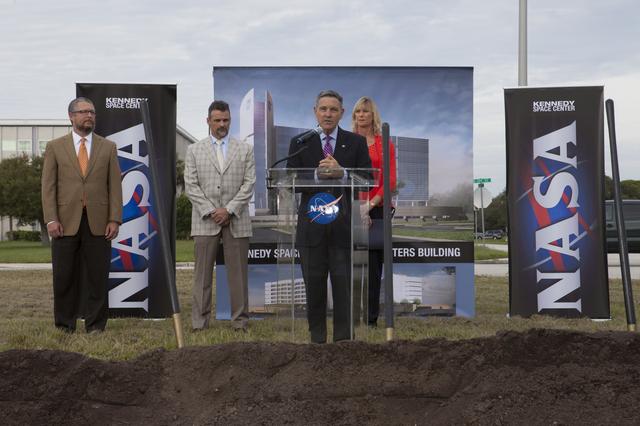 NASA image: KSC Headquarters Building Groundbreaking Ceremony