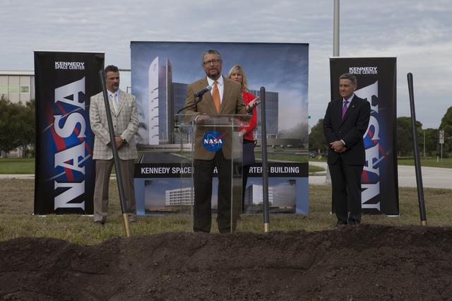 NASA image: KSC Headquarters Building Groundbreaking Ceremony
