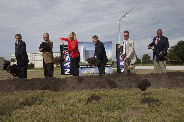 NASA image: KSC Headquarters Building Groundbreaking Ceremony