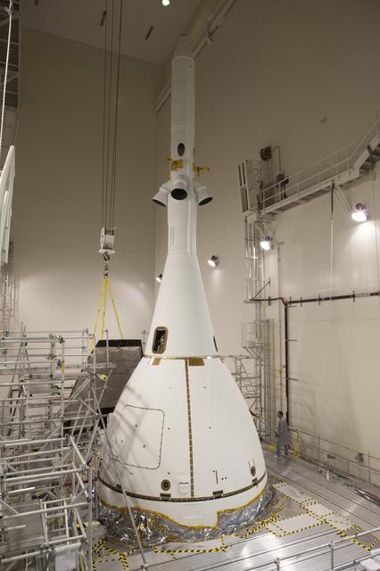 NASA image: Last Ogive Panel Installed on Orion