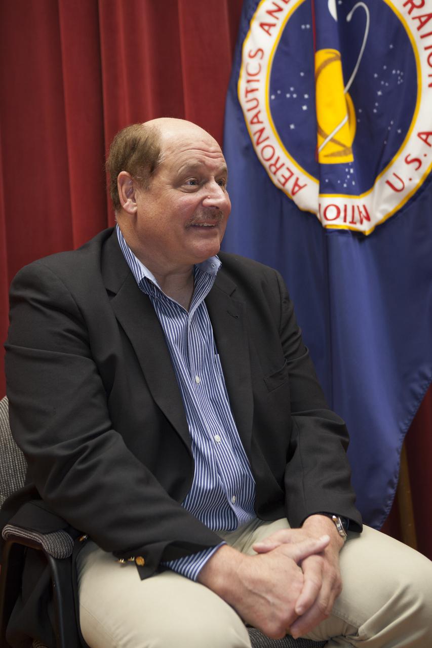 Michael Kersjes, author and former special education teacher and football coach from Michigan, speaks to workers during the Disability Awareness and Action Working Group, or DAAWG, event at NASA's Kennedy Space Center in Florida. The theme of his presentation was "Power of the Human Spirit." Kersjes is the author of the book, "A Smile as Big as the Moon," which told the true story of how he worked to get special education students into Space Camp, a competitive education program at the U.S. Space and Rocket Center in Huntsville, Alabama. His book was made into a movie in 2012. 