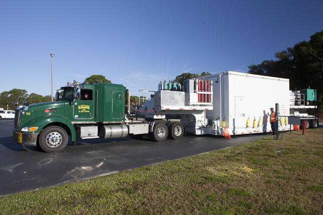 NASA image: MMS (Magnetospheric Multiscale) Arrival and Offload