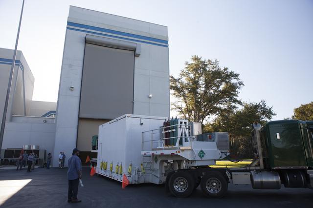 NASA image: MMS (Magnetospheric Multiscale) Arrival and Offload