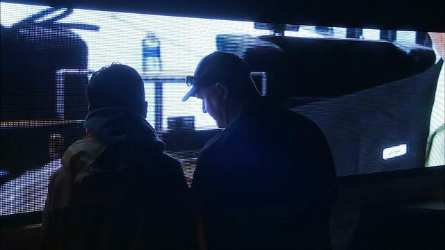 At NASA's Kennedy Space Center in Florida, the new countdown clock at the spaceport's Press Site is being tested. The modern, multimedia display is similar to the screens seen at sporting venues. The new screen will be nearly 26 feet wide by 7 feet high, a foot taller than the original clock. The historic countdown clock was designed by Kennedy engineers and built by space center technicians before Apollo 12 in 1969. NASA has requested to acquire the countdown clock from the agency’s Artifact Working Group at the agency's Headquarters for display at the Kennedy Space Center Visitor Complex. 