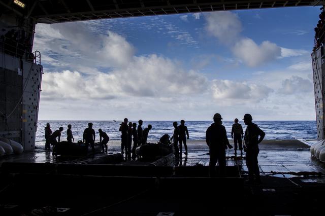 NASA image: Day 3 on the USS Anchorage for the Recovery of Orion