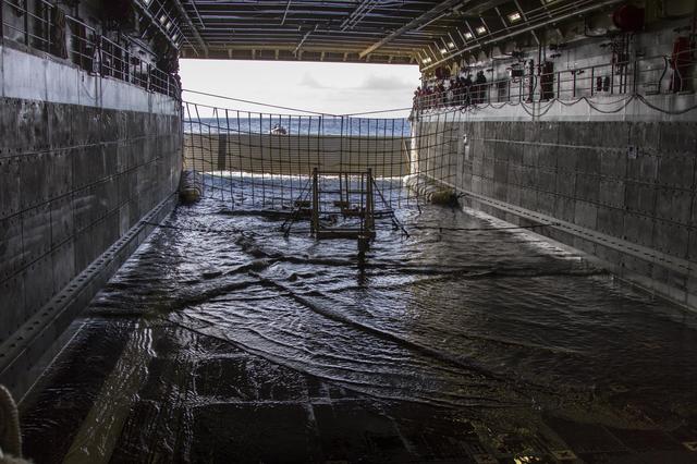 NASA image: Day 3 on the USS Anchorage for the Recovery of Orion