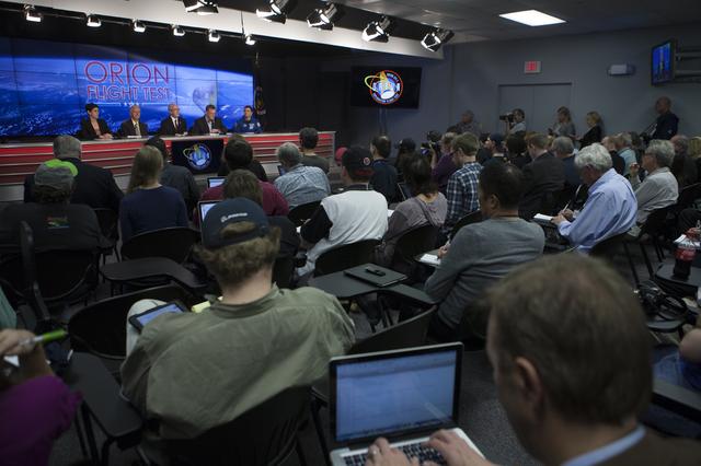 NASA image: Post Launch Press Conference