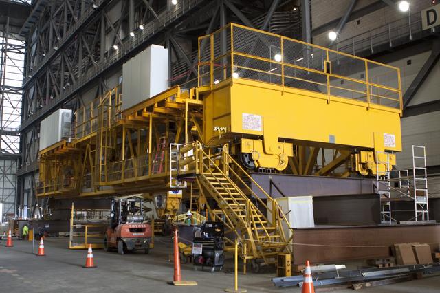 NASA image: VAB Crane Work Progress