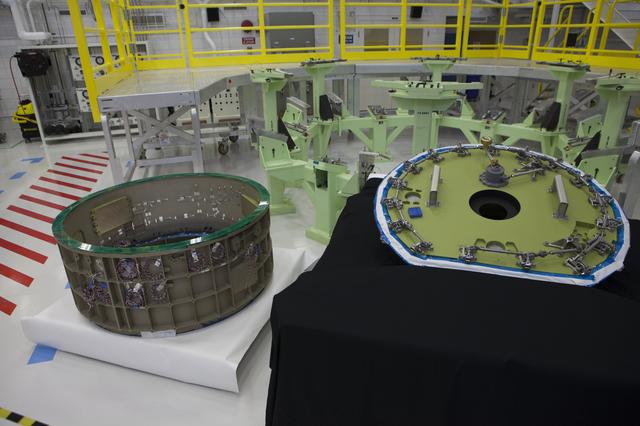 NASA image: Capsule Sections in High Bay