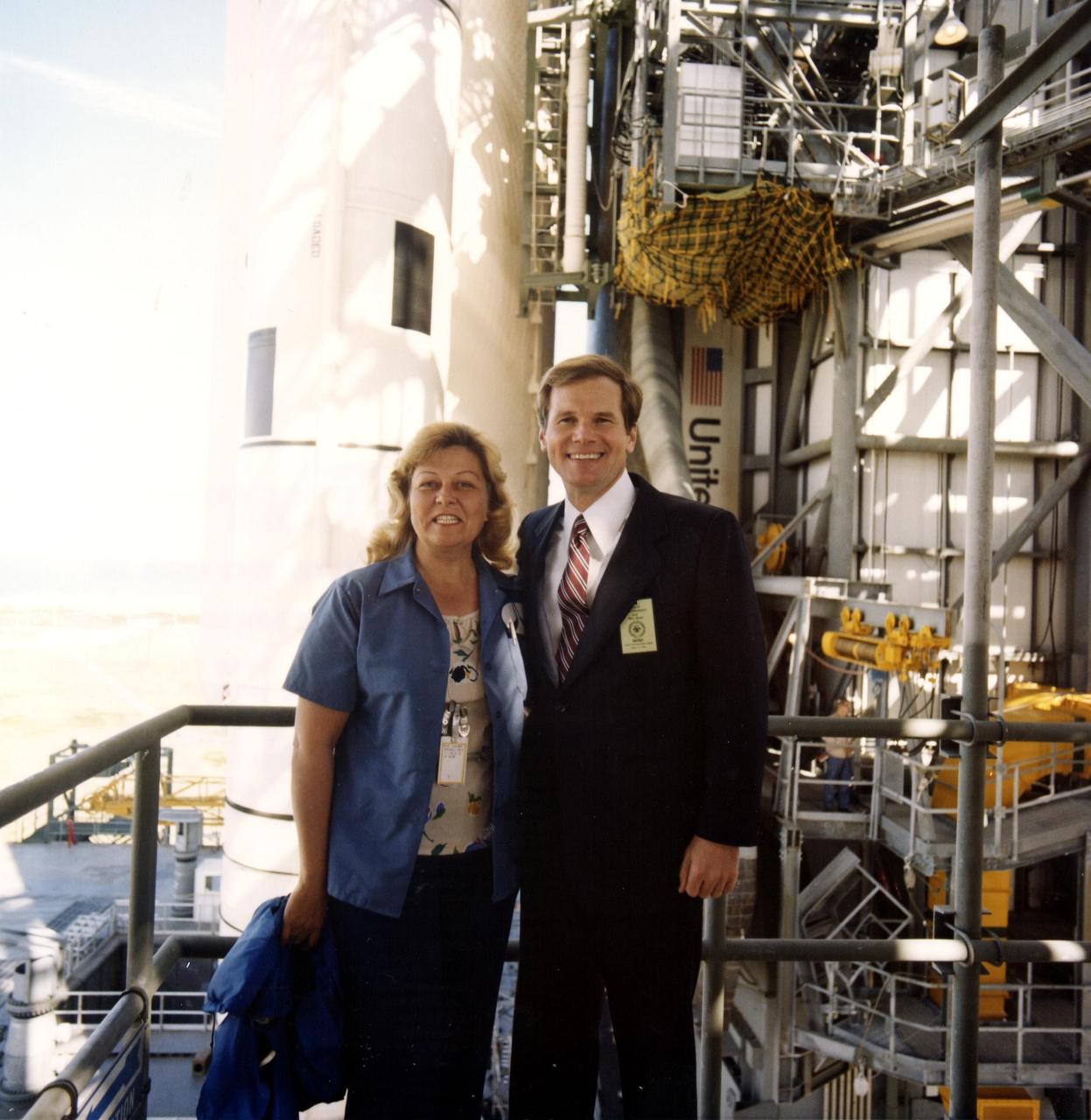 KENNEDY SPACE CENTER, FLA. -- U.S. Rep. Bill Nelson on vice presidential tour.