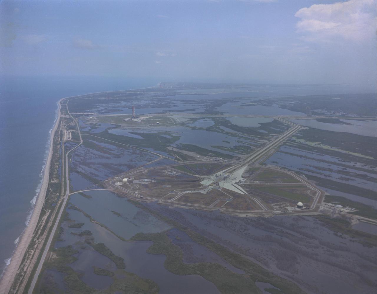 NASA/Construction Aerial: Pad 39A, looking south