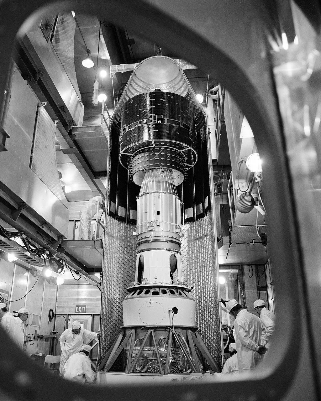 CAPE CANAVERAL, Fla. -- At Cape Canaveral Air Force Station in Florida, the Geostationary Operational Environmental Satellite A GOES-A was encapsulated inside its payload fairing aboard a Delta rocket at Complex 17. GOES-A is being launched by the Kennedy Space Center for the National Oceanic and Atmospheric Administration and will provide round-the-clock coverage of the powerful natural forces creating the weather in the Western Hemisphere. Photo Credit: NASA