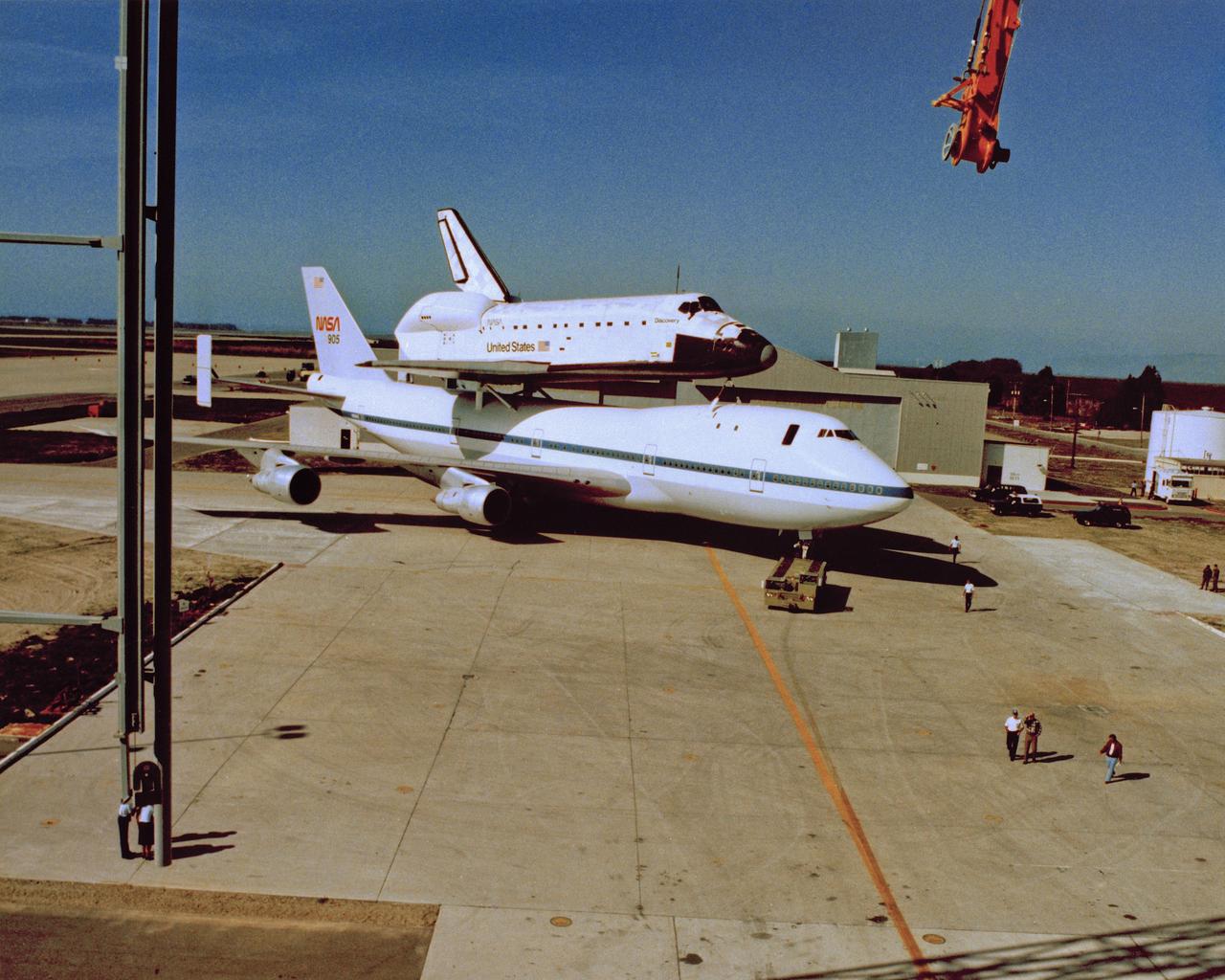 CAPE CANAVERAL, Fla. -- Orbiter at Vandenberg.    Photo credit: NASA