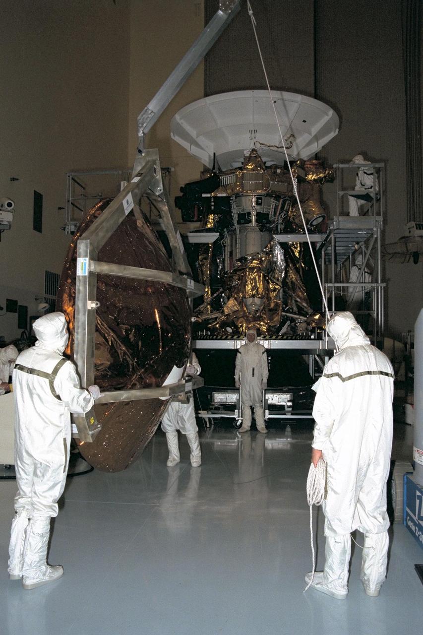 Cassini in the Payload Hazardous Servicing Facilit