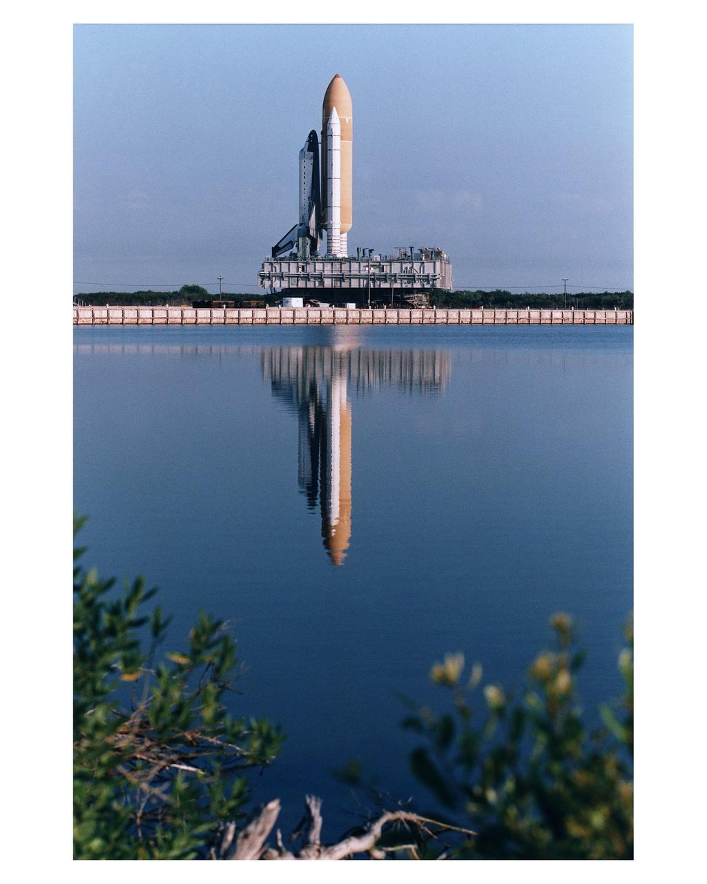 KENNEDY SPACE CENTER, Fla. --  Columbia rolls out