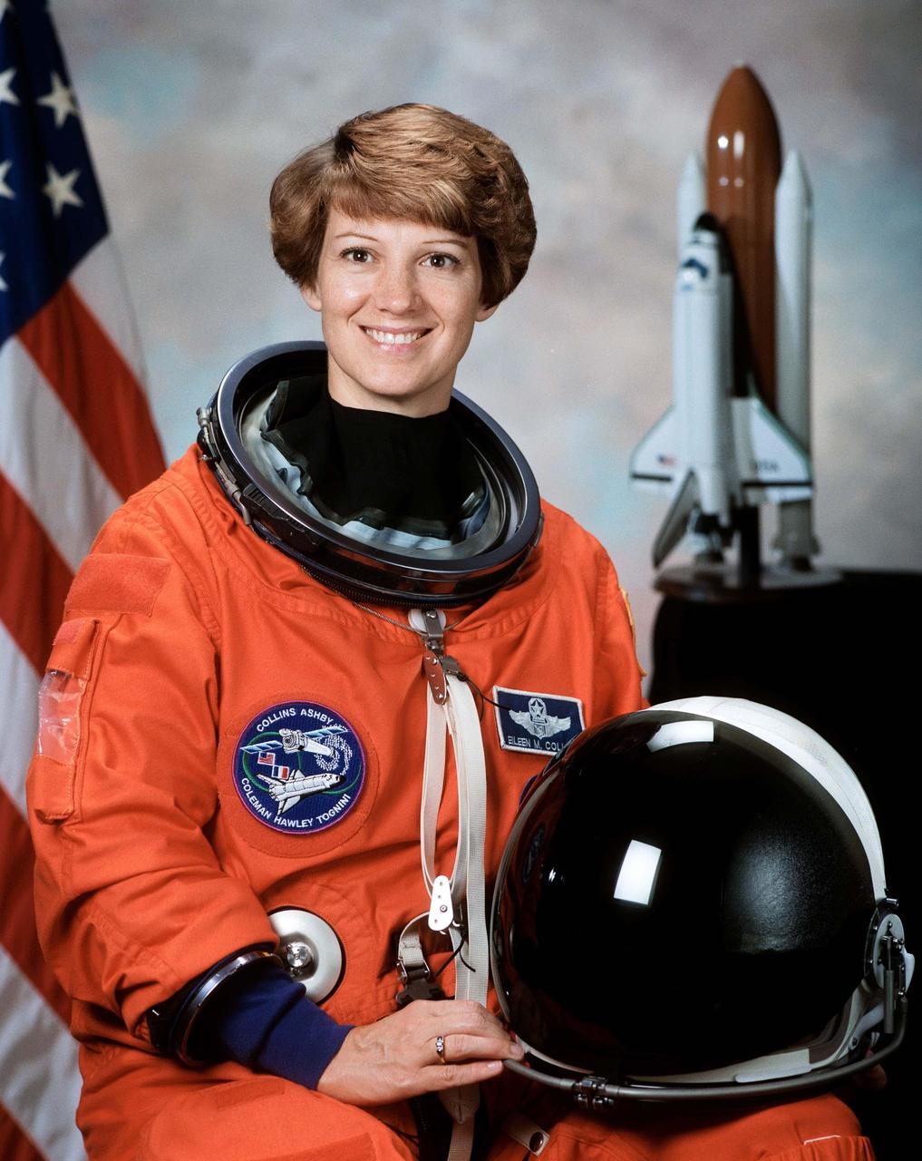 KENNEDY SPACE CENTER, FLA.  -  Official portrait of Eileen Collins, mission commander on STS-114.