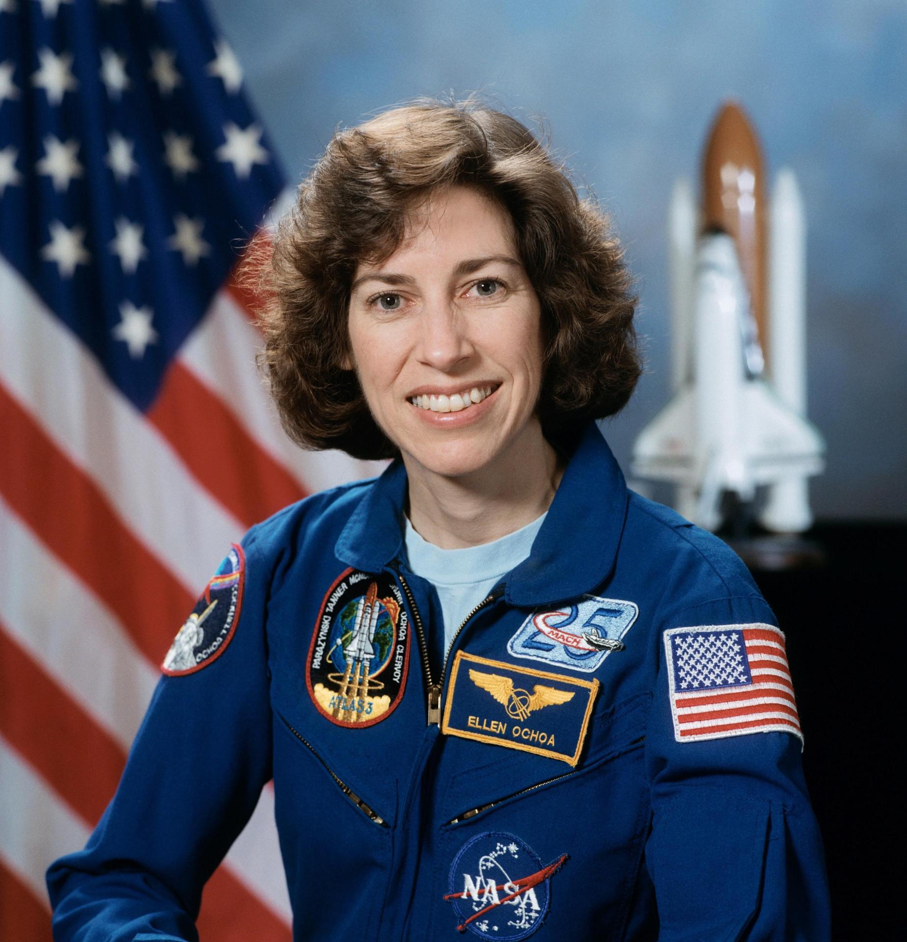 Ochoa joined NASA in 1986 as a research engineer at Ames Research Center and was selected as an astronaut in 1990.