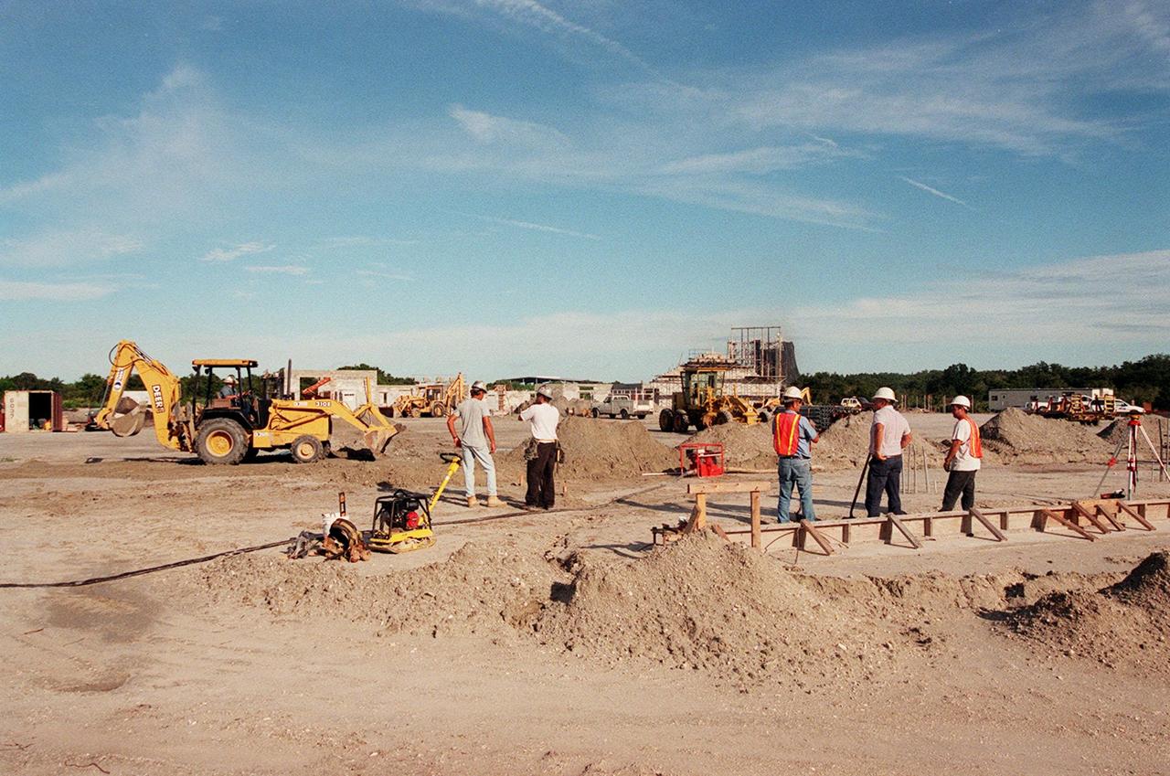 Construction is under way for the X-33/X-34 hangar complex near the Shuttle Landing Facility at KSC. The Reusable Launch Vehicle (RLV) complex will include facilities for related ground support equipment and administrative/ technical support. It will be available to accommodate the Space Shuttle; the X-34 RLV technology demonstrator; the L-1011 carrier aircraft for Pegasus and X-34; and other RLV and X-vehicle programs. The complex is jointly funded by the Spaceport Florida Authority, NASA's Space Shuttle Program and KSC. The facility will be operational in early 2000