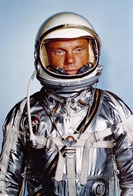 NASA image: John H Glenn Jr. 
