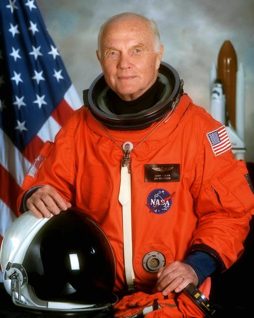 NASA image: John H Glenn Jr. 