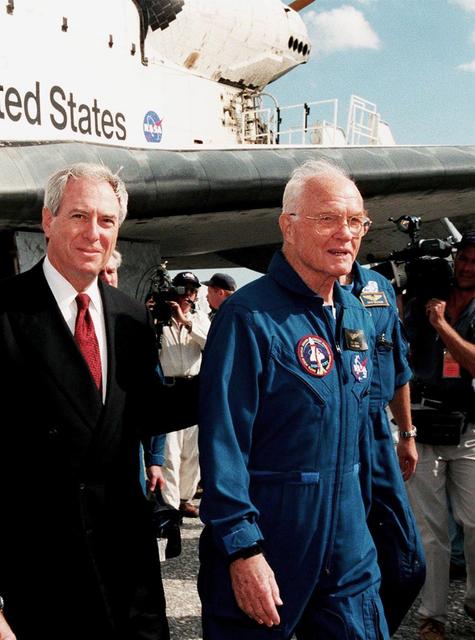 NASA image: John H Glenn Jr. 