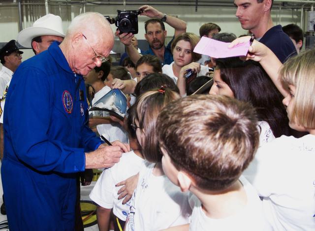 NASA image: John H Glenn Jr. 