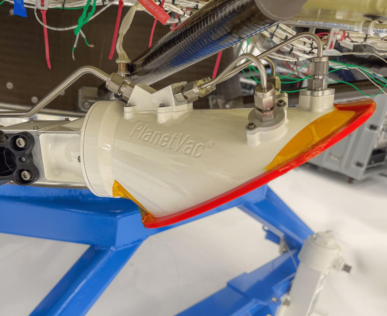 A technology demonstration flying aboard the next delivery for NASA’s CLPS (Commercial Lunar Payload Services) initiative could change how research teams collect and study soil and rock samples on other planetary bodies. Lunar PlanetVac, or LPV, is one of 10 payloads set to be carried to the Moon by the Blue Ghost 1 lunar lander in 2025. Developed by Honeybee Robotics, a Blue Origin company of Altadena, California, LPV is designed to, essentially, operate as a vacuum cleaner with a pneumatic, compressed gas-powered sample acquisition and delivery system to efficiently collect and transfer lunar soil from the surface to other science instruments or sample return containers. Investigations and demonstrations, such as LPV, launched on CLPS flights will help NASA study Earth’s nearest neighbor under Artemis and pave the way for future crewed missions on the Moon. NASA’s Marshall Space Flight Center in Huntsville, Alabama, manages the development for seven of the 10 CLPS payloads that will be carried on Firefly’s Blue Ghost lunar lander.