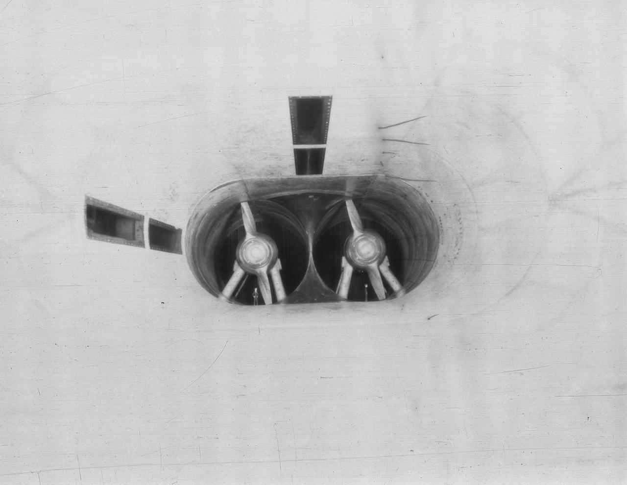 Smoke Flow Investigation XF7C-1 (Cowling Exhaust J.1 Type)