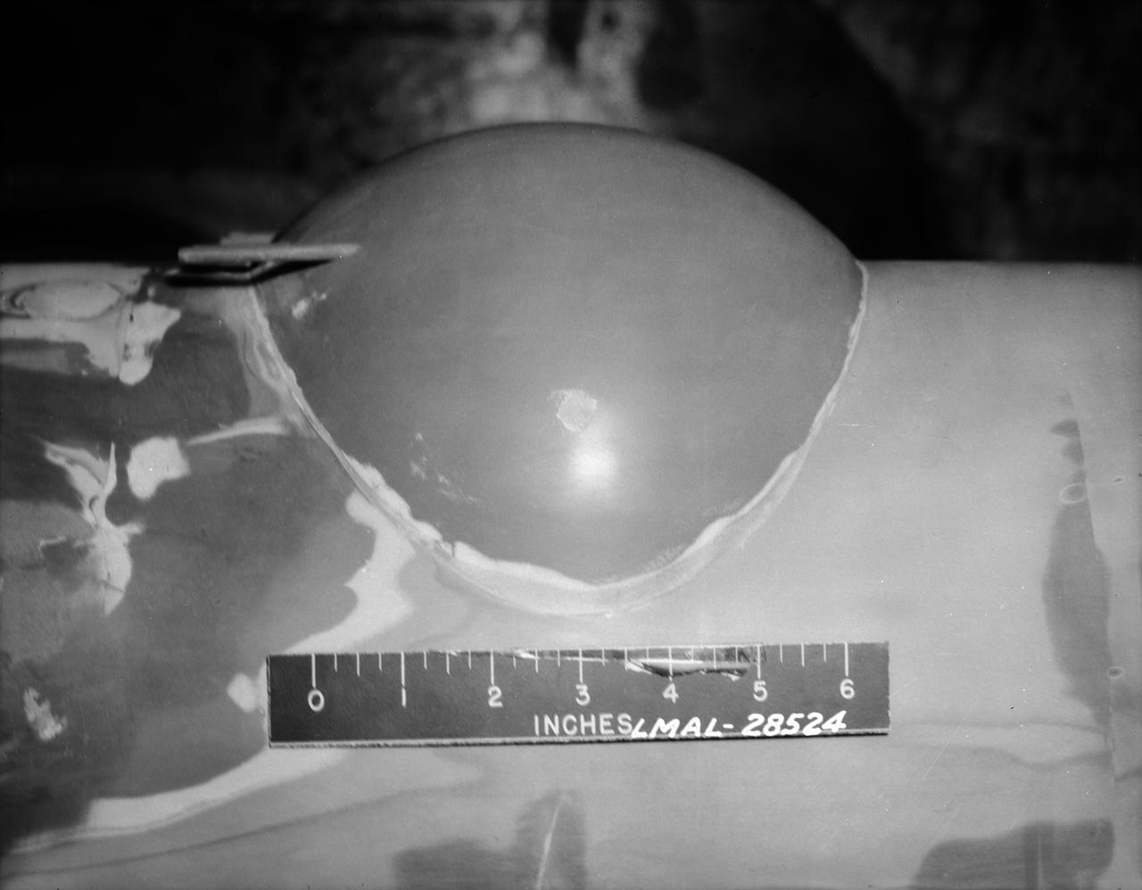 B-33 Vega Turrets. Photo are listed in the NACA Wartime report L-463, October 1942, Test of a Large Spherical Turret and a modified Turret on a Typical Bomber Fuselage by Axel T. Mattson.