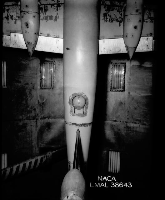 NASA image: Gun Turrets of XP-35 