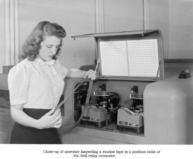 NASA image: Publicity Photos of Bell Computing Machines at 19 Foot Pressure Tunnel 
