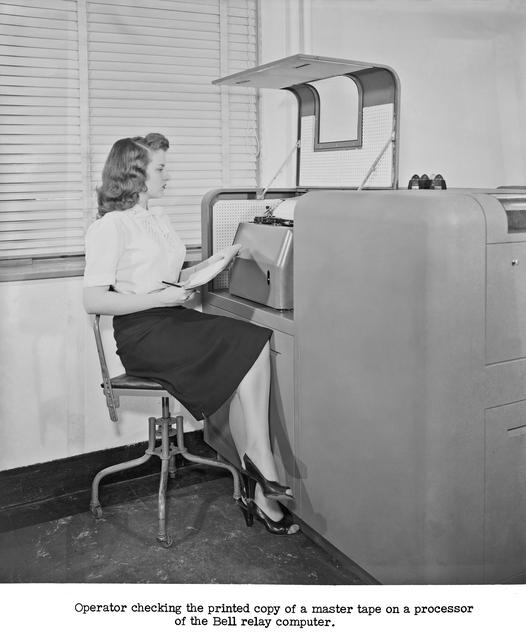 NASA image: Publicity Photos of Bell Computing Machines at 19 Foot Pressure Tunnel 