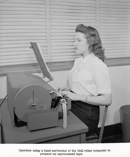 NASA image: Publicity Photos of Bell Computing Machines at 19 Foot Pressure 