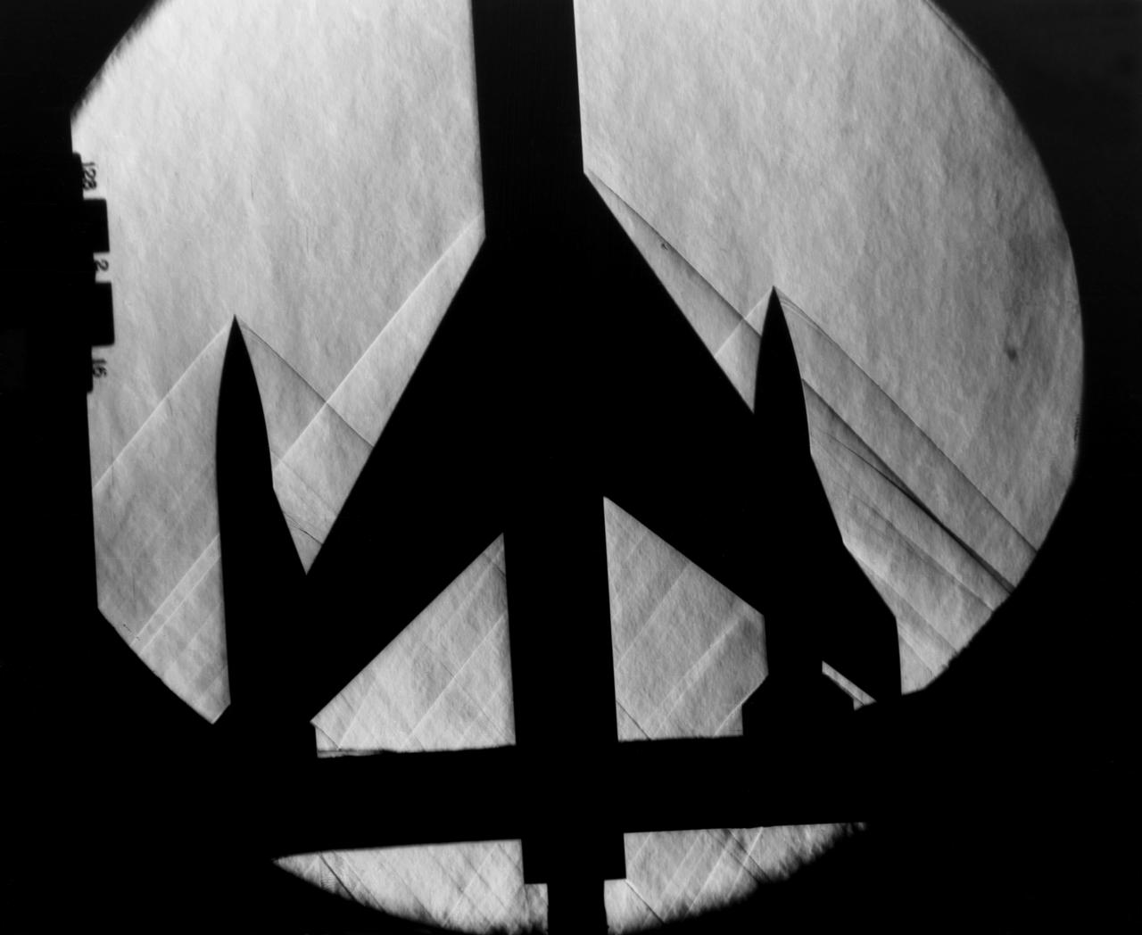  8-Foot Transonic Pressure Tunnel (TPT): Sample of Schlieren results Left - Mach     1.03 Right - Mach     1.20.