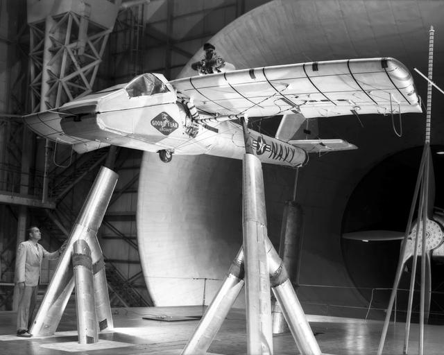 NASA image: Goodyear inflatable aircraft