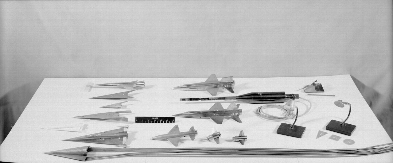 11-Inch Hypersonic Tunnel: various models tested in the tunnel.