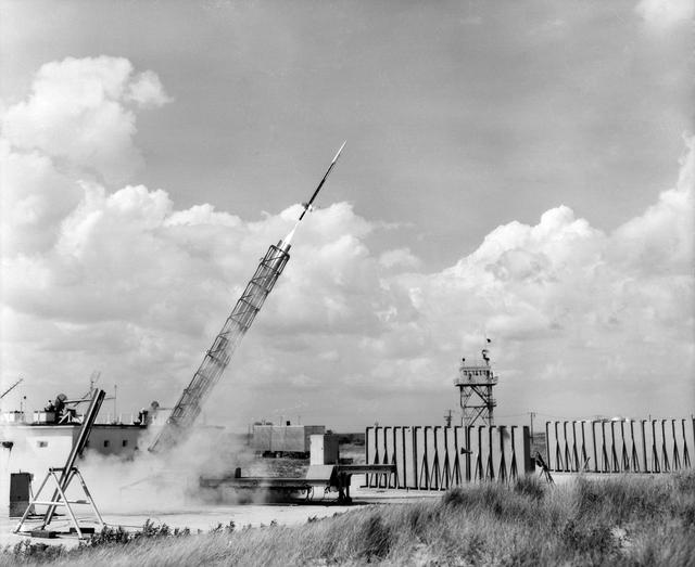 NASA image: Detail and Launcher Pictures of E128-2955 (Ascon Rocket)