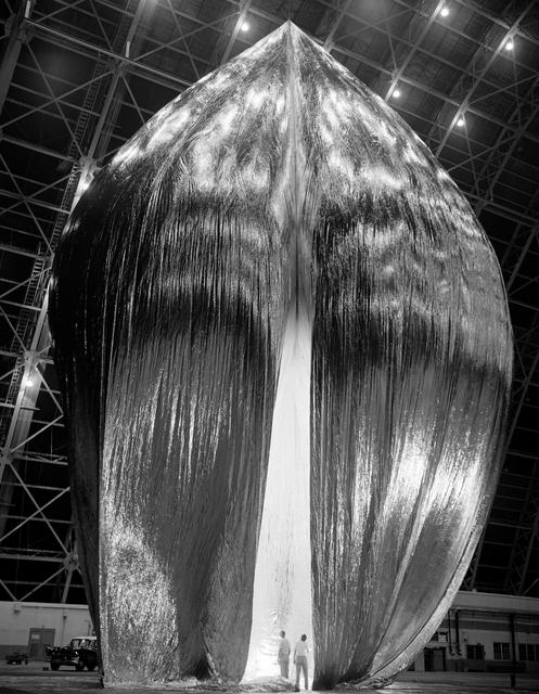 NASA image: Inflation Tests of the Echo 1 Satellite in Weeksville, N.C. 