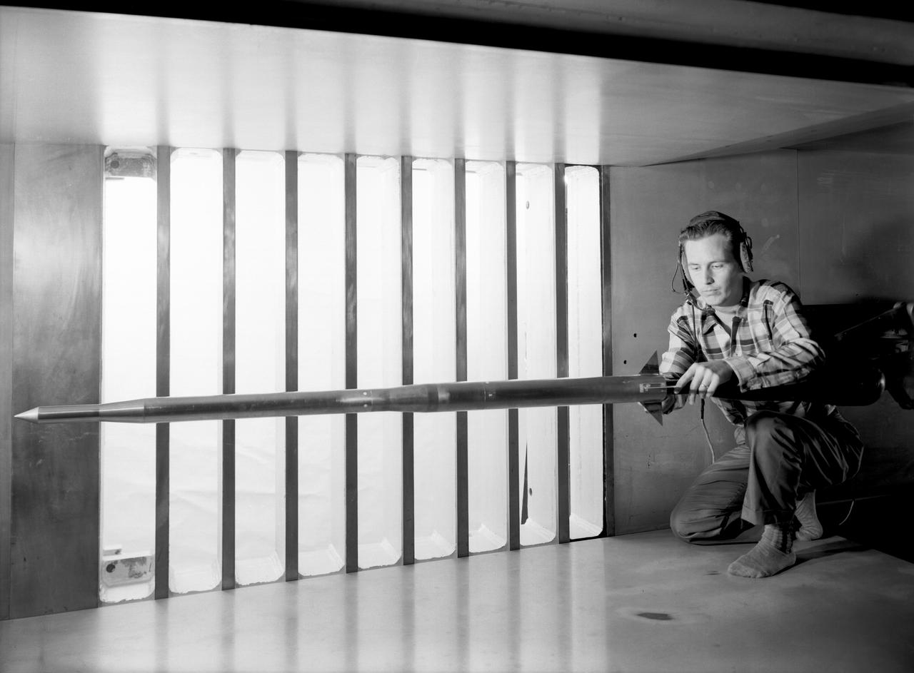 Scout Model in Unitary Wind Tunnel (UWT)