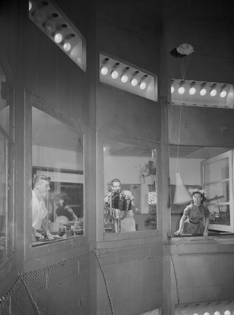 NASA image: Mercury capsule in Spin Tunnel