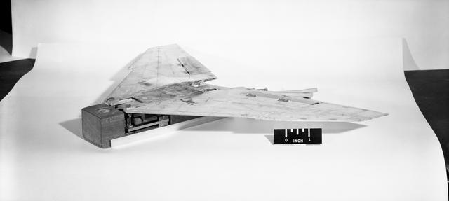 NASA image: F8U-3 wing model Vought