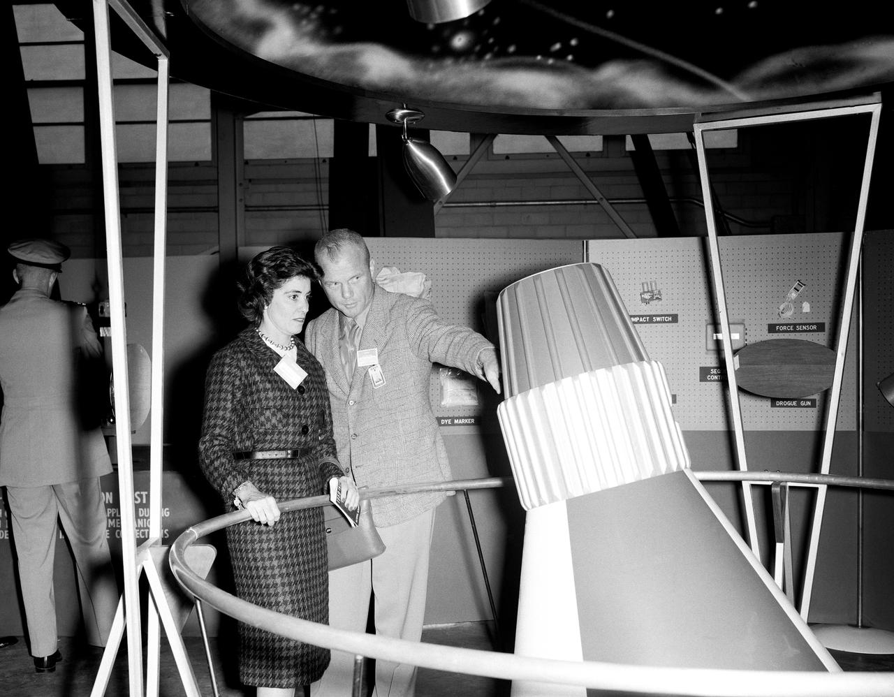 Astronauts at 1959 Langley Inspection